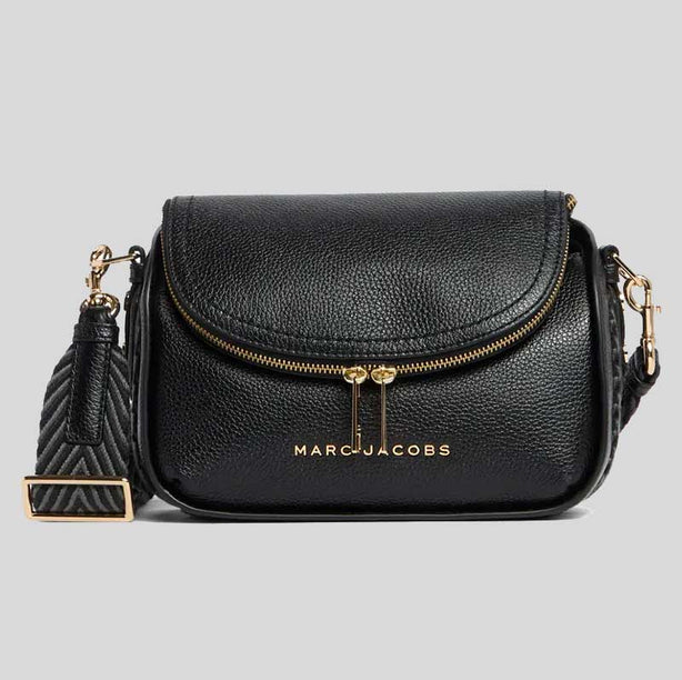 MARC JACOBS The Groove Leather Mini Messenger Bag Black RB-4S4HMS004H01