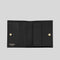 Ferragamo Calf Leather Small Bifold Wallet Black RS-726512