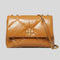 TORY BURCH Kira Diamond Quilt Convertible Shoulder Bag Tan RB-154704