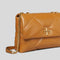TORY BURCH Kira Diamond Quilt Convertible Shoulder Bag Tan RB-154704