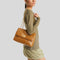 TORY BURCH Kira Diamond Quilt Convertible Shoulder Bag Tan RB-154704