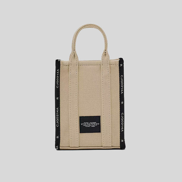 MARC JACOBS The Jacquard Mini Tote Bag Warm Sand RS-2R3HCR027H01