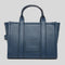 MARC JACOBS The Leather Medium Tote Bag Blue Sea RS-H004L01PF21