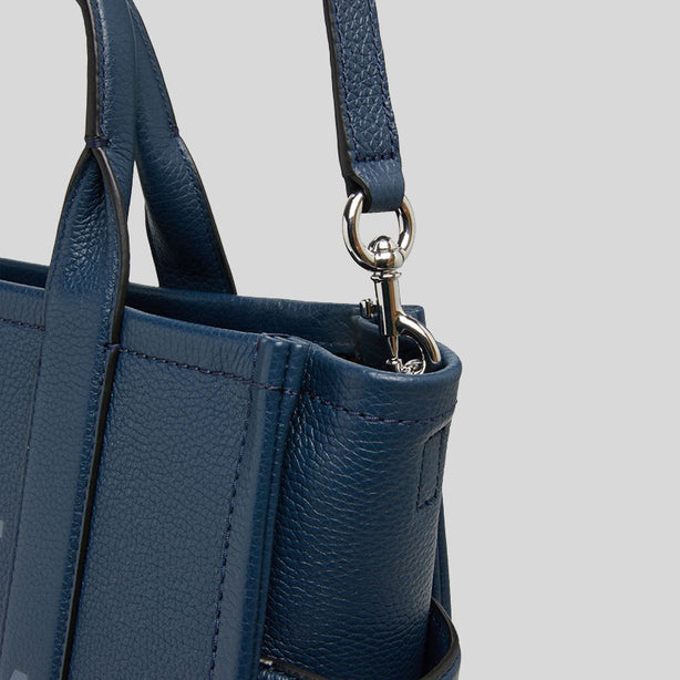 MARC JACOBS The Leather Medium Tote Bag Blue Sea RS-H004L01PF21