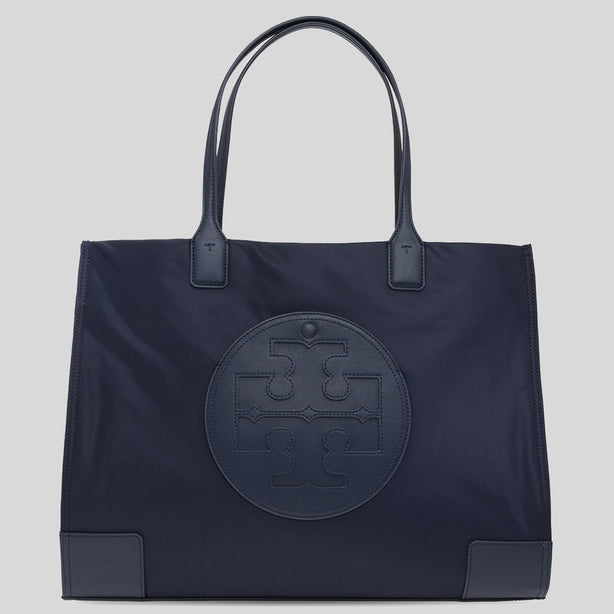 Tory Burch Ella Tote Bag Tory Navy RS-87116