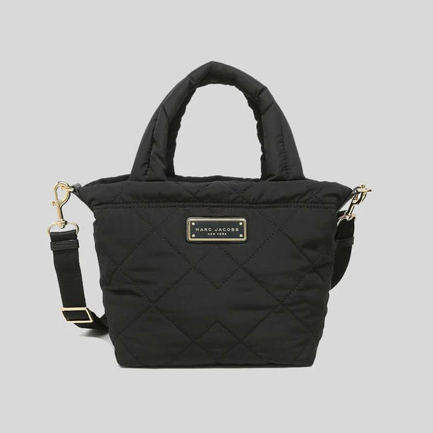 Marc Jacobs Quilted Nylon Mini Tote Black RS-M0016681