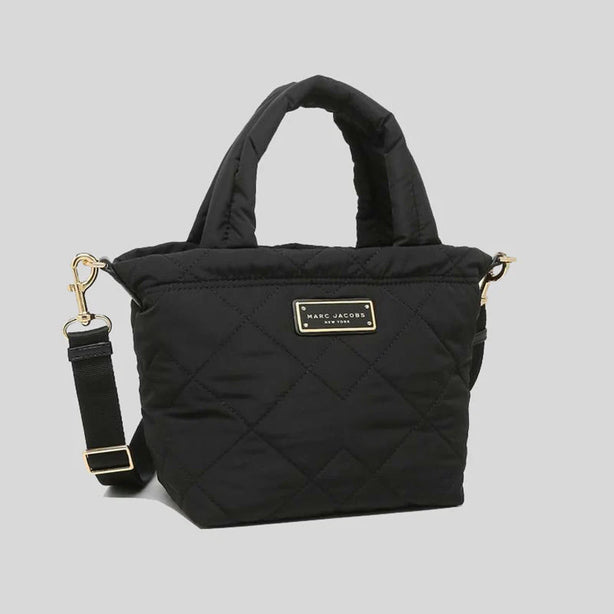 Marc Jacobs Quilted Nylon Mini Tote Black RS-M0016681