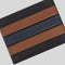 COACH Slim Billfold Wallet With Varsity Stripe Black Saddle RB-3003