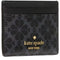 Kate Spade Signature Spade Flower Small Slim Card Holder - Black KI371