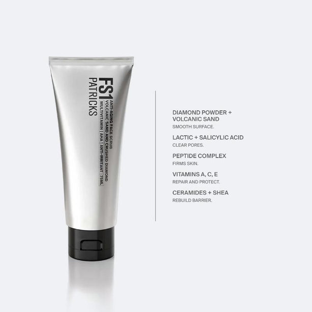 Patricks FS1 Face Scrub Volcanic Sand and Crushed Diamond 75ml