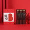 Wooden Chopstick Set Fulu 6 pairs