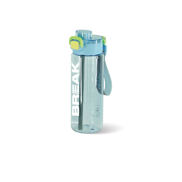 Eplas Candy Crush One-touch Open Top with Hard & Colour Straw water with prints (Take A Break), 800ml (EGI-800)