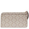 Kate Spade Lucy Spade Flower Medium L-Zip Wristlet in Dark Mushroom Cap Multi KG487