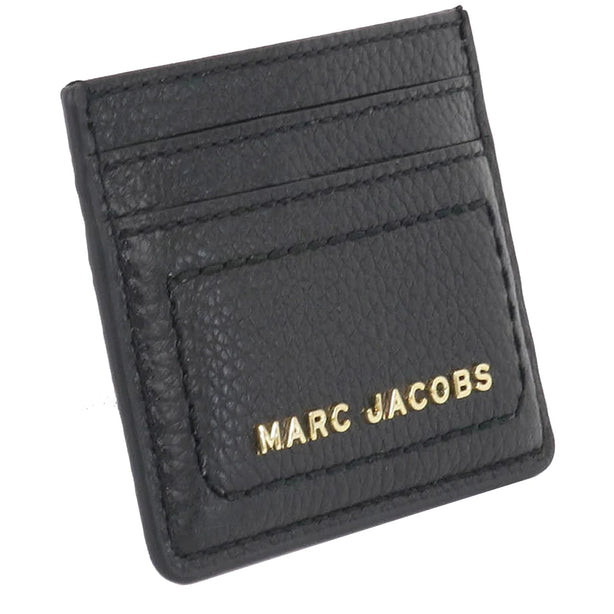 Marc Jacobs The Groove Leather Card Case In Black S102L01FA21