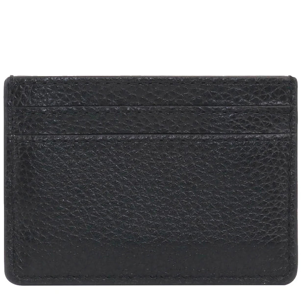 Marc Jacobs The Groove Leather Card Case In Black S102L01FA21