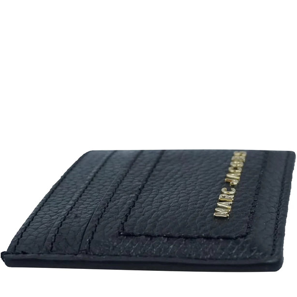 Marc Jacobs The Groove Leather Card Case In Black S102L01FA21