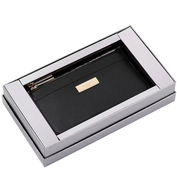Kate Spade Kenzie Boxed Large Slim Cardholder in Black KK042