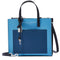 Marc Jacobs Mini Grind Colorblock Leather Tote Bag in Blue Heaven Multi M0016132