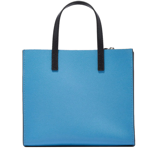 Marc Jacobs Mini Grind Colorblock Leather Tote Bag in Blue Heaven Multi M0016132