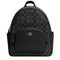 Coach Court Backpack Bag In Signature Canvas in Graphite/ Black 5671