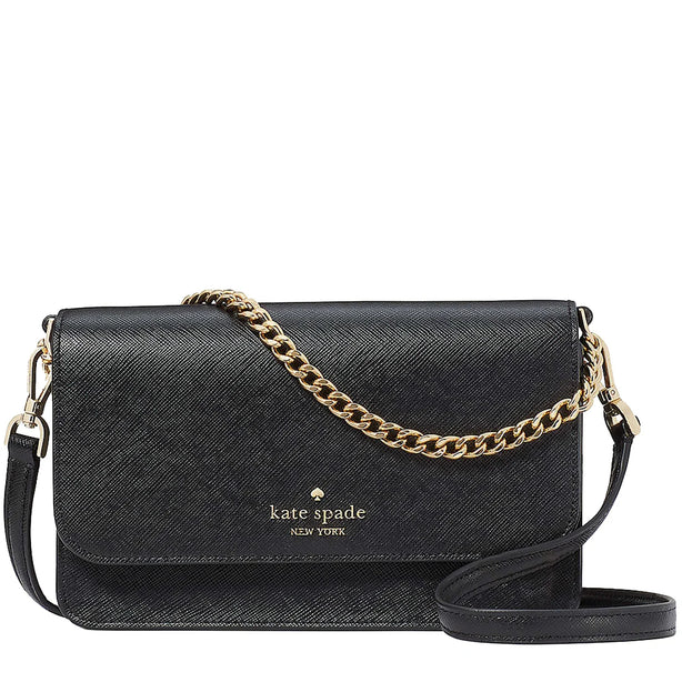 Kate Spade Madison Small Flap Crossbody Bag In Black kc586
