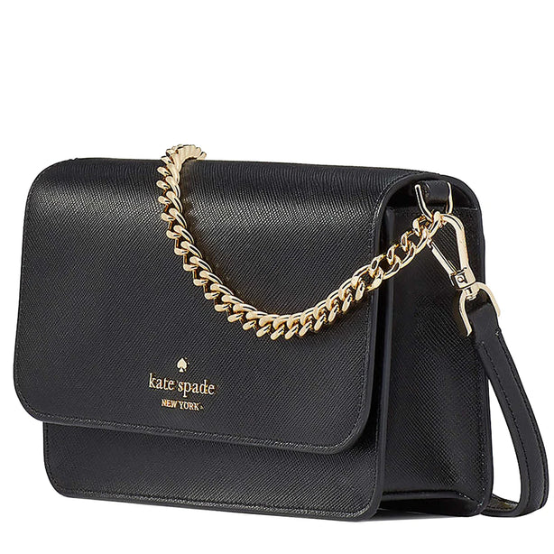 Kate Spade Madison Small Flap Crossbody Bag In Black kc586