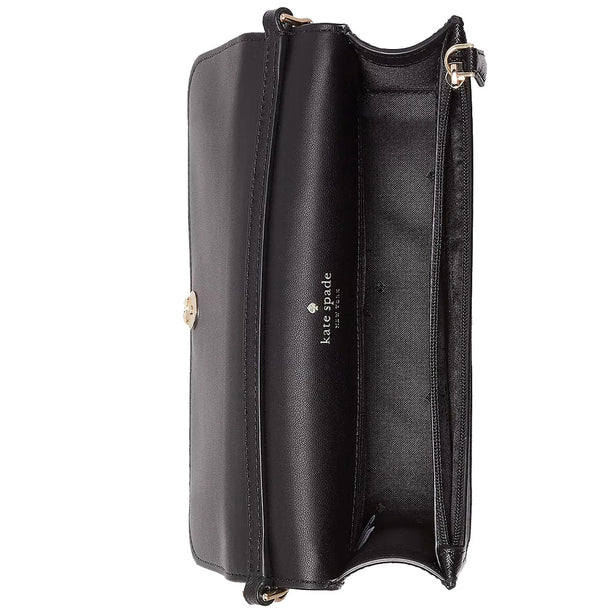 Kate Spade Madison Small Flap Crossbody Bag In Black kc586