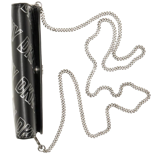DKNY Phoenix Wallet on a Chain in Black White R235IV04