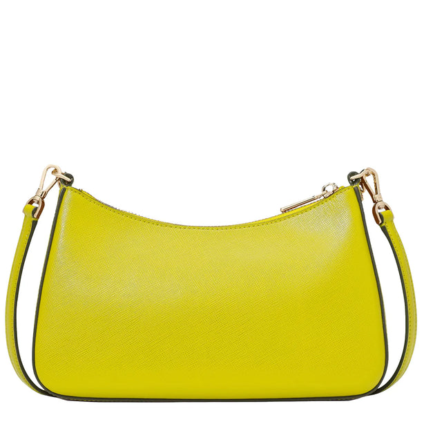 Kate Spade Madison Saffiano Leather Convertible Crossbody Bag in Lime Slice KC439