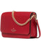 Kate Spade Madison Flap Convertible Crossbody Bag in Candied Cherry kc430