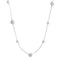 Coach Open Circle Station Necklace in Silver CV253