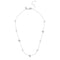 Coach Open Circle Station Necklace in Silver CV253