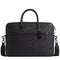 Coach Ethan Slim Brief Bag In Signature Canvas  in Charcoal/ Black CV917