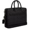 Coach Ethan Slim Brief Bag In Signature Canvas  in Charcoal/ Black CV917