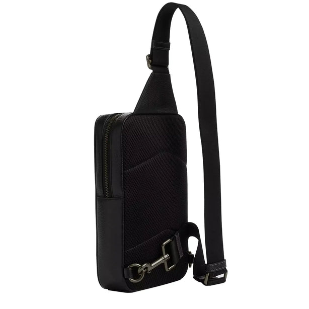 Coach Sullivan Pack Bag In Signature Canvas in Charcoal/ Black CZ397
