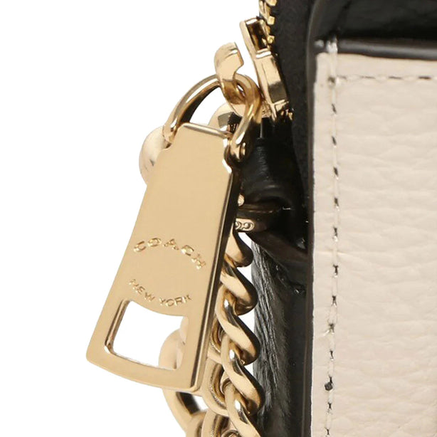 Coach Zip Card Case In Colorblock in Chalk Multi C1886