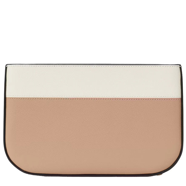 Kate Spade Madison Lilly Pochette Bag in Toasted Hazelnut Multi KI374
