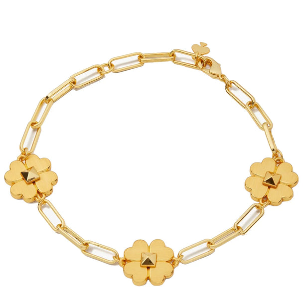 Kate Spade Spades & Studs Bracelet in Gold kd773