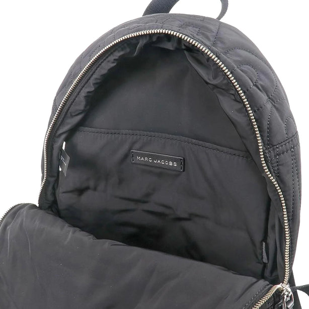 Marc Jacobs Nylon Jumbled Logo Workwear Small Backpack Bag in Black 4S4HBP002H02