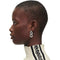 Marc Jacobs The Monogram Chain Link Earrings in Light Antique Silver 2F3JER001J28