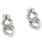 Marc Jacobs The Monogram Chain Link Earrings in Light Antique Silver 2F3JER001J28