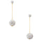 Kate Spade Razzle Dazzle Linear Earrings in Clear/ Worn Gold o0ru2975