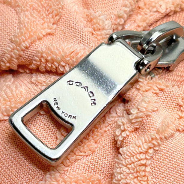 Coach Cosmetic Case In Signature Terry in Faded Blush CU178