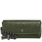 Coach Sunglass Case In Signature Leather in Dark Shamrock C9989