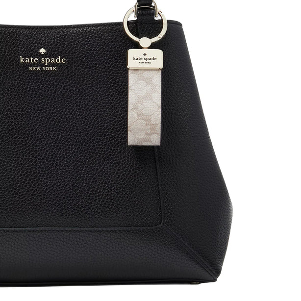 Kate Spade Signature Spade Flower Keyfob in Dark Beige Multi KH627