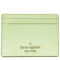 Kate Spade Madison Small Slim Card Holder in Matcha Latte KI368