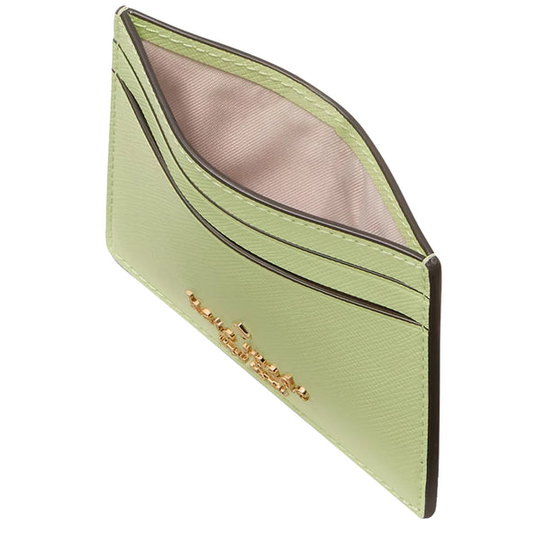 Kate Spade Madison Small Slim Card Holder in Matcha Latte KI368