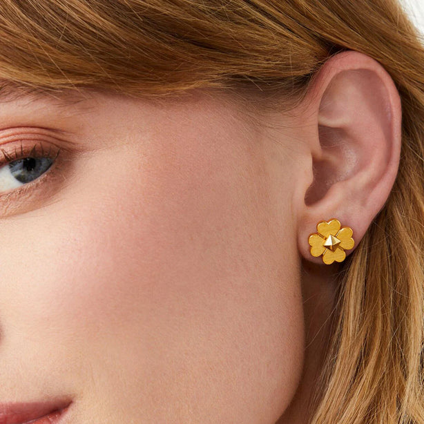 Kate Spade Spades & Studs Statement Studs Earrings in Gold kd774