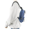 Marc Jacobs Nylon Jumbled Logo Workwear Small Backpack Bag in Azure Blue 4S4HBP002H02