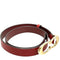 Coach Signature Buckle Belt, 25 Mm in 1941 Red/ Gold C1725 (L)